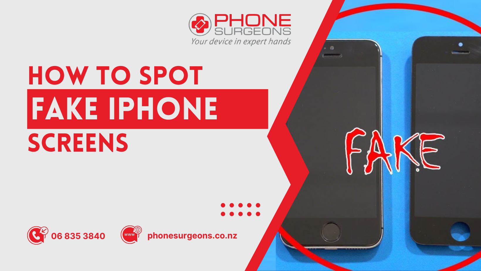 How to Spot Fake iPhone Screens – Phone Surgeons